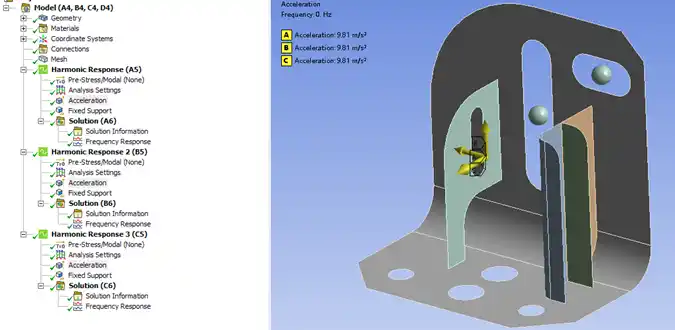 ansys对称模型建立
